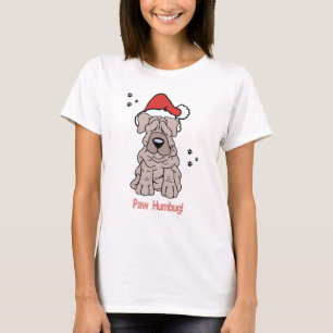 Christmas Sharpei Dog T-Shirt