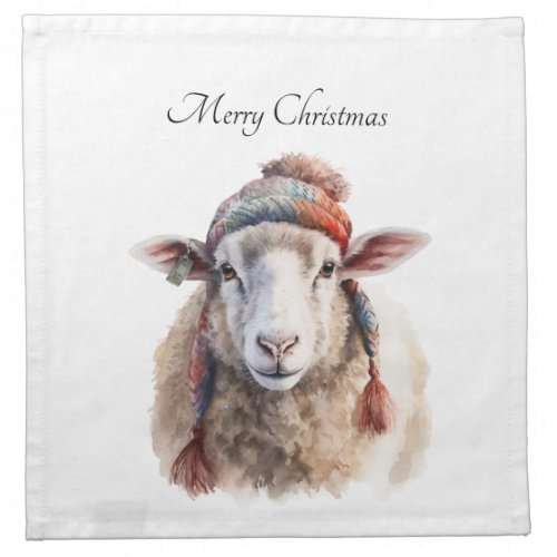 Christmas Sheep Cloth Napkin