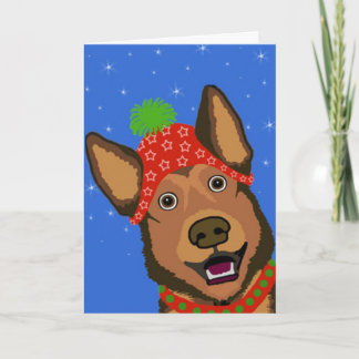christmas shepherd holiday card