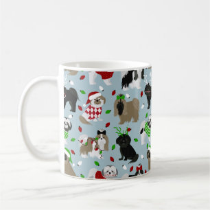 Christmas Shih Tzu Dogs Coffee Mug
