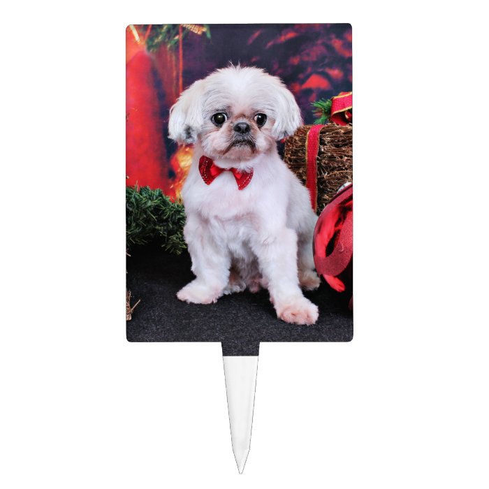 Christmas   Shih Tzu   Kobe Cake Topper