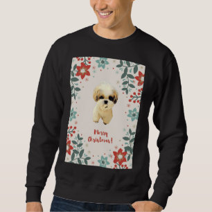Christmas Shih Tzu          Sweatshirt