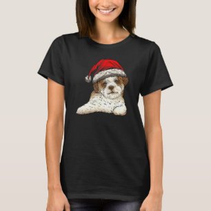 Christmas Shih Tzu Veterinarian Dog Walker Xmas Ho T-Shirt