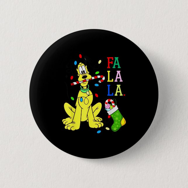 Christmas Shirt Cute La Fa Fa Swea  Button (Front)