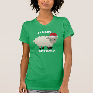 Christmas shirt Fleece (Feliz) Navidad with sheep