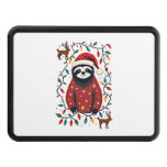 Christmas Shirt for Sloth Lover Gift Santa Buffalo Hitch Cover