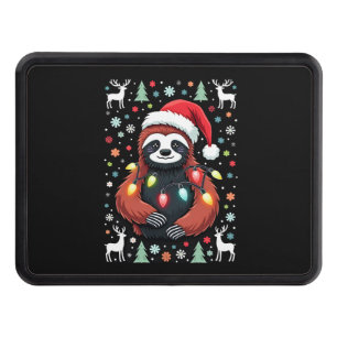 Christmas Shirt for Sloth Lover Gift Santa Buffalo Hitch Cover