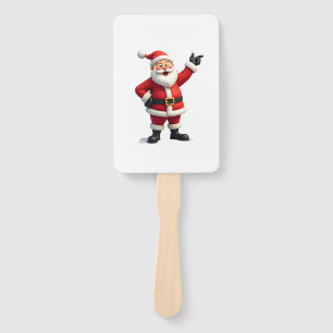 Christmas Shirts for Boys Kids Dabbing Santa Xmas Hand Fan