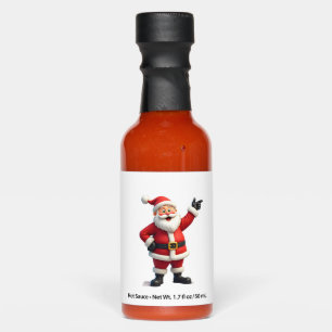 Christmas Shirts for Boys Kids Dabbing Santa Xmas Hot Sauces