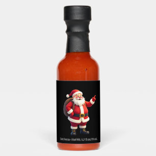 Christmas Shirts for Boys Kids Dabbing Santa Xmas Hot Sauces