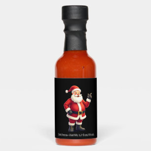 Christmas Shirts for Boys Kids Dabbing Santa Xmas Hot Sauces