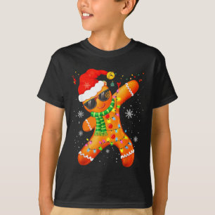 Christmas Shirts Kids Boys Toddler Gingerbread Xma