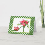 Christmas Shoes Greeting Card