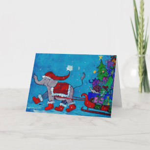 Christmas Shopping Holiday Card