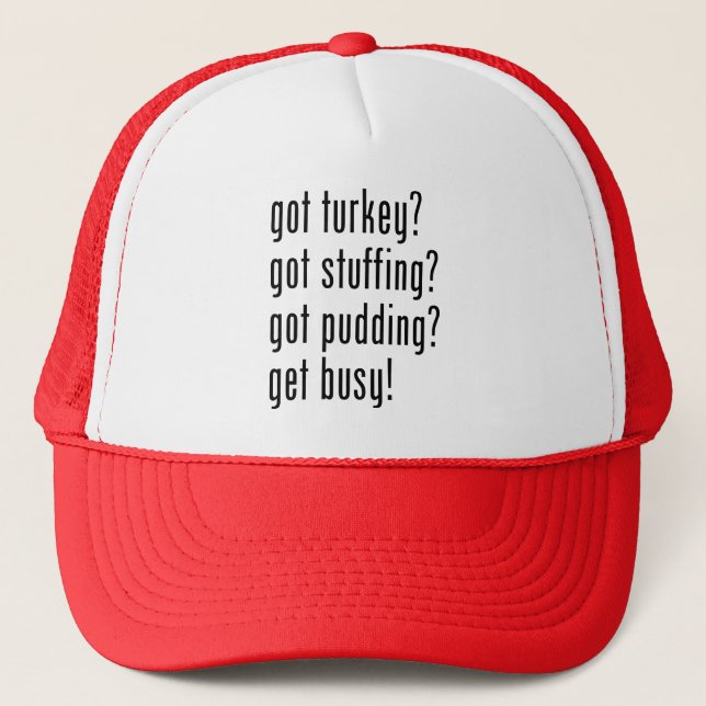 Christmas Shopping List Trucker Hat (Front)
