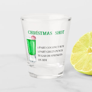 Christmas Shot Drink Recipe Holiday Party Shot Glass