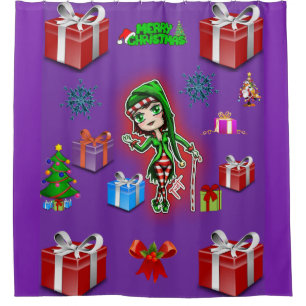 Christmas Shower Curtain