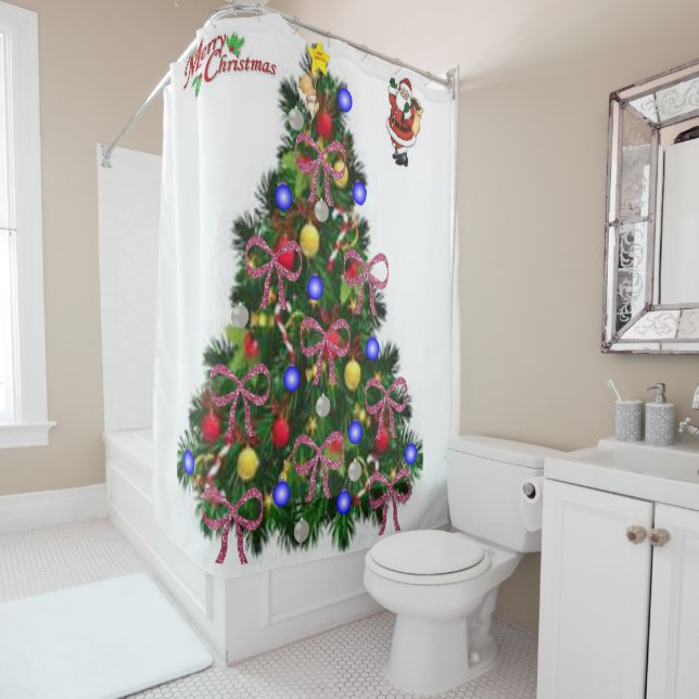 Christmas shower curtain (In Situ)