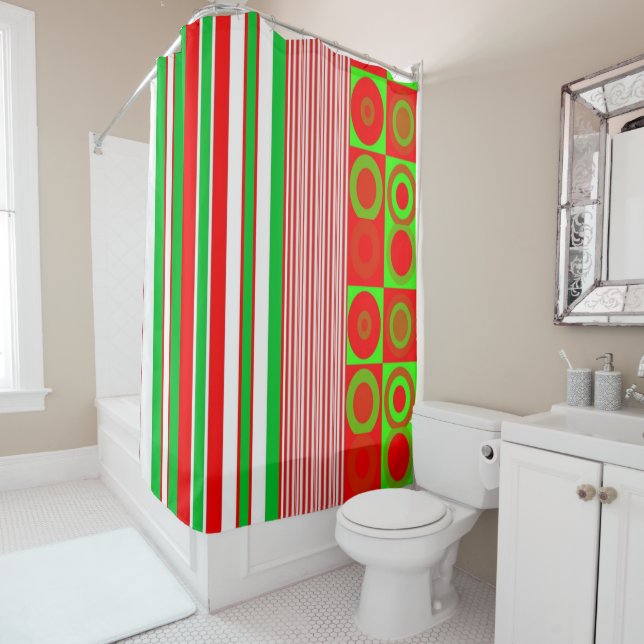 Christmas Shower Curtain (In Situ)