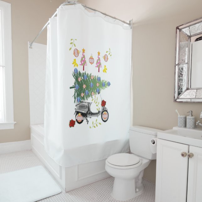 Christmas Shower Curtain (In Situ)