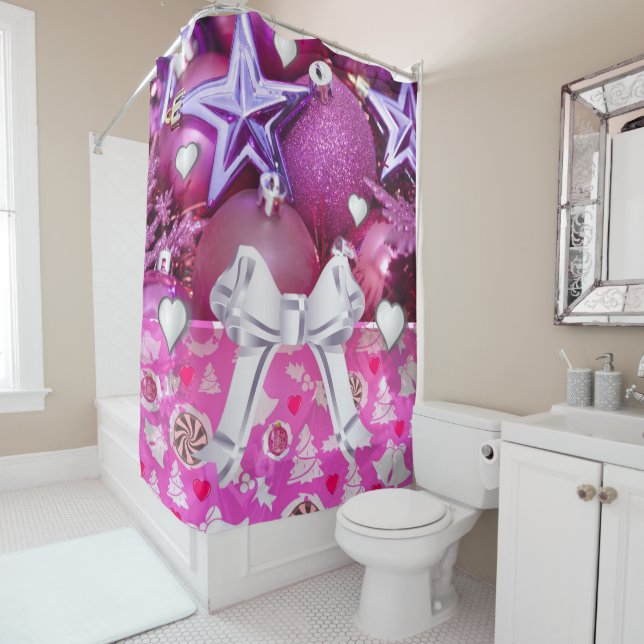 Christmas Shower Curtain (In Situ)