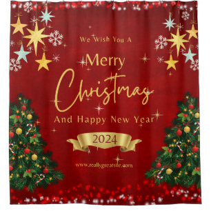 Christmas Shower Curtain