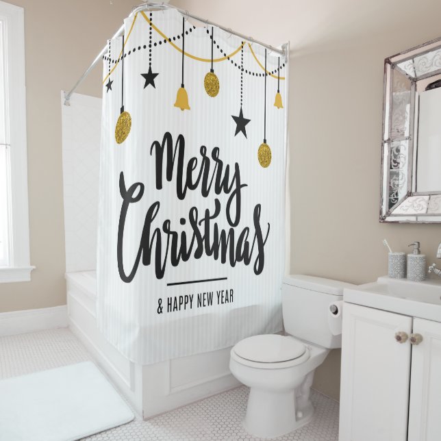 Christmas Shower Curtain (In Situ)
