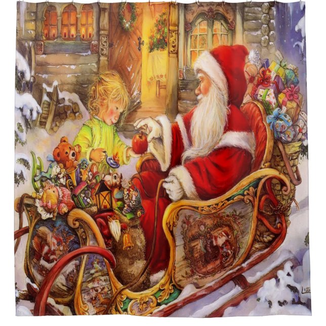 Christmas Shower Curtain (Front)