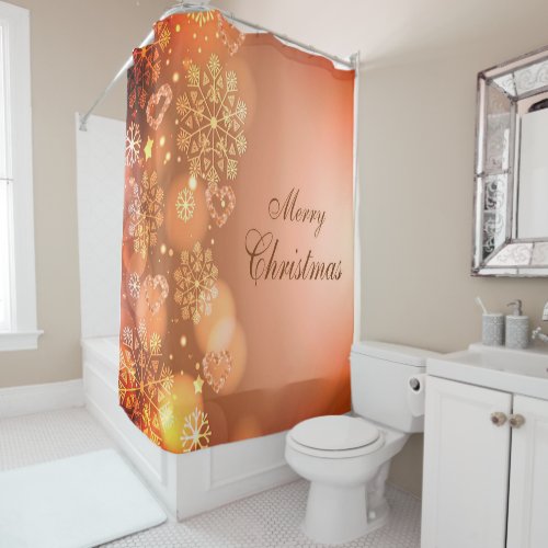 Christmas Shower Curtain Merry Christmas Shower C Shower Curtain