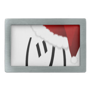 christmas shrug emoji belt buckle