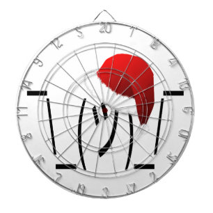 christmas shrug emoji dartboard with darts