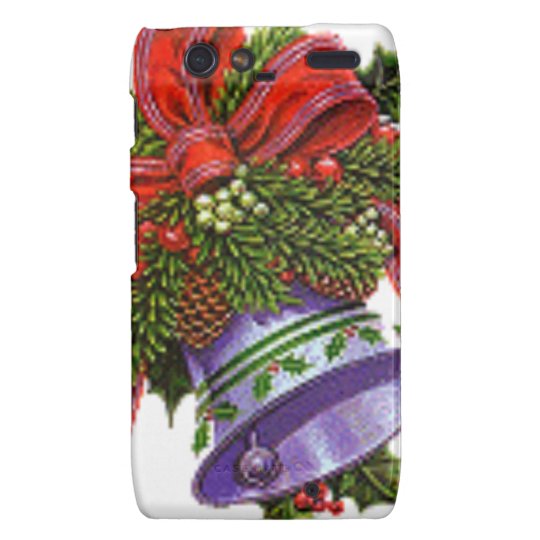 Christmas Silver Bell Droid RAZR Case