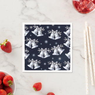 Christmas Silver Bells Napkins