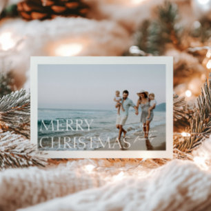 Christmas Simplicity Photo Holiday Card