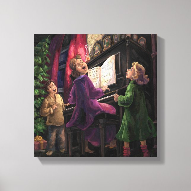 Christmas Sing Along Canvas Print (Front)