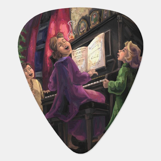Christmas Sing Along Guitar Pick (Front)