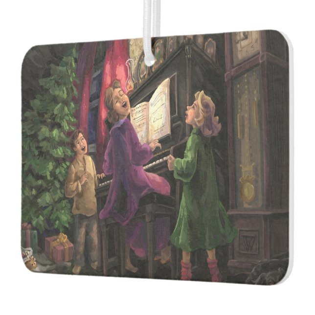 Christmas Sing Along Painting Air Freshener (Left)