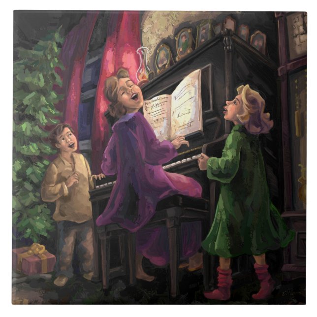 Christmas Sing Along Tile (Front)