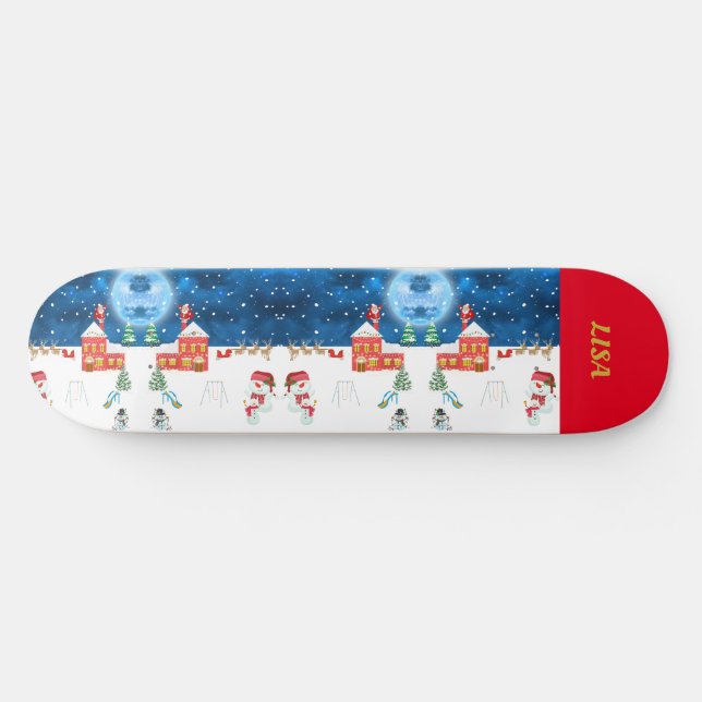 Christmas  skateboard (Horz)