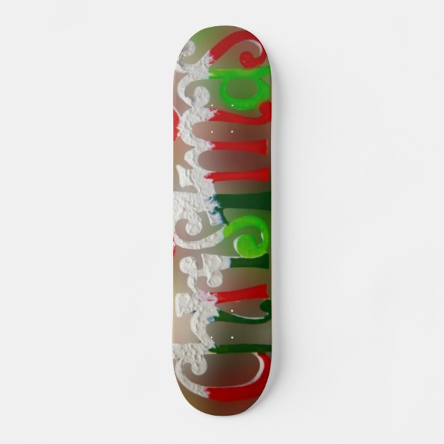 Christmas Skateboard Deck (Front)
