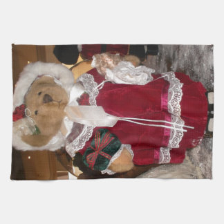 Christmas Skater Teddy Bear Collection. Towel