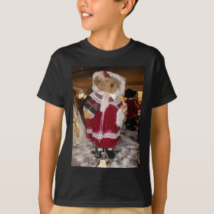 Christmas Skater Teddy Bear T-Shirt