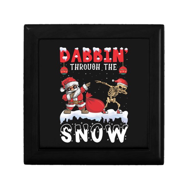 Christmas Skeleton Dab   Gift Box (Front)