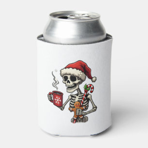 Christmas Skeleton Hot Chocolate Xmas Men Women Ki Can Cooler