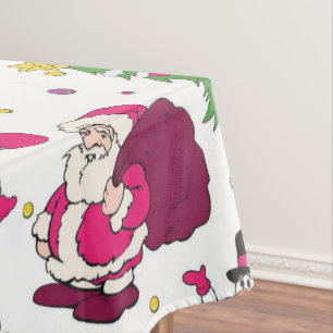 Christmas Sketch Pattern Tablecloth