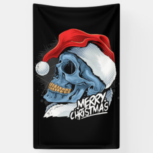 Christmas Skull Banner