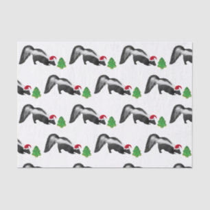 Christmas Skunk Tissue Paper
