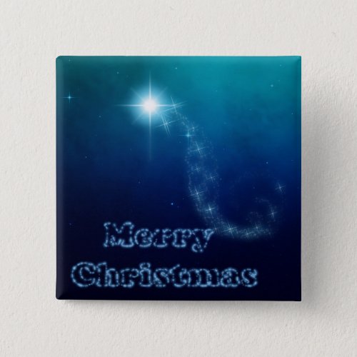 Christmas Sky Star of Bethlehem Button