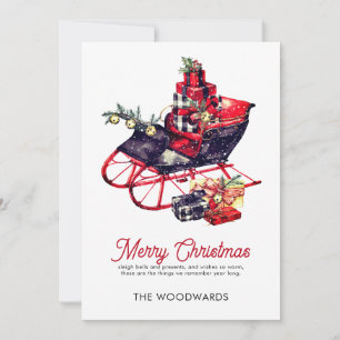 Christmas Sleigh Merry Christmas