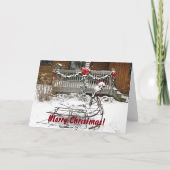 Christmas Sleigh Note Card by HeavensWork at Zazzle
